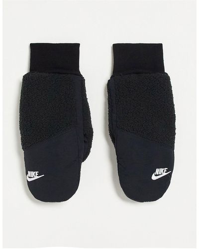 Nike Sherpa Womens Mittens - Black
