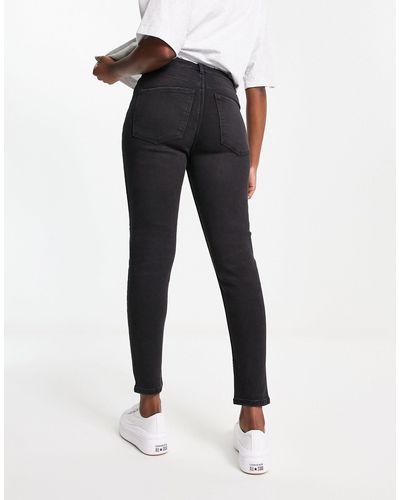 Pimkie Petite - Skinny Jeans Met Hoge Taille - Zwart