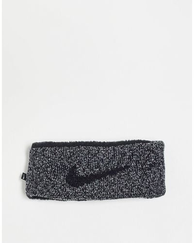 Nike Fascia per capelli con nodo incrociato grigia - Grigio