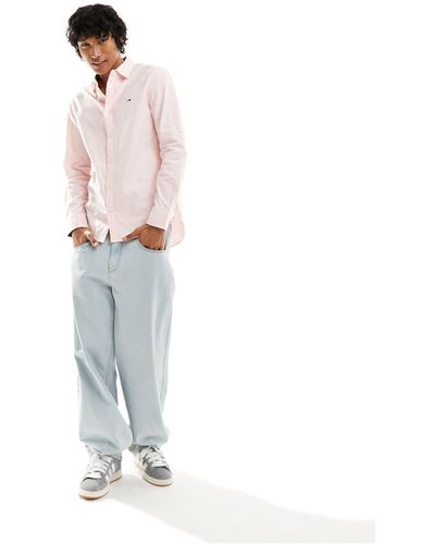 Tommy Hilfiger Camisa oxford rosa clásica