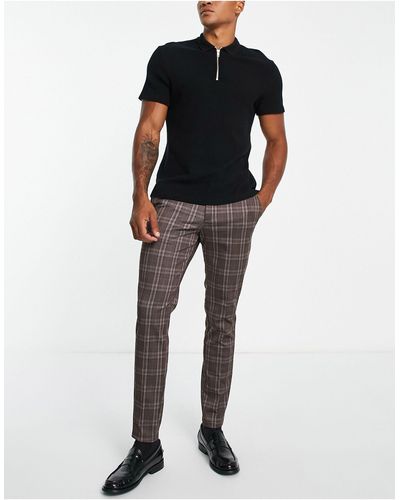 Jack & Jones Intelligence Slim Fit Smart Jersey Trousers - Black