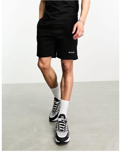 Nicce London Pantalones cortos s con logo - Negro