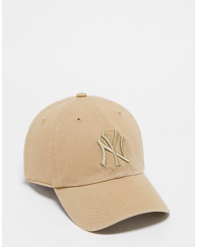'47 Ny Yankees Clean Up Cap - Natural