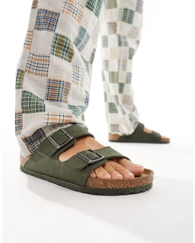 Birkenstock – arizona – sandalen aus wildleder - Grau
