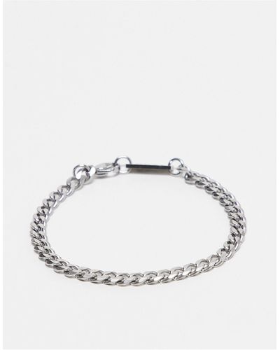 Icon Brand Stainless Steel Bracelet - White