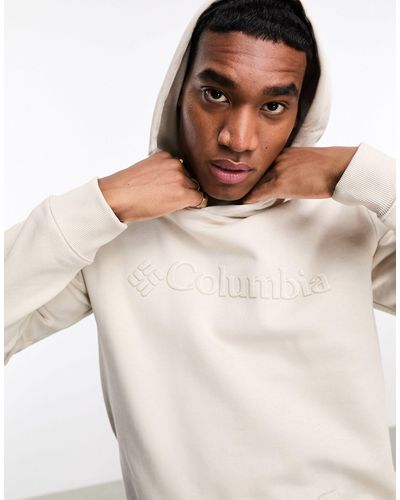 Columbia Csc - sweat à capuche avec logo - beige - Neutre