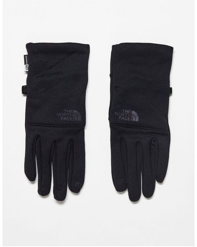 The North Face Guantes negros para pantalla táctil etip