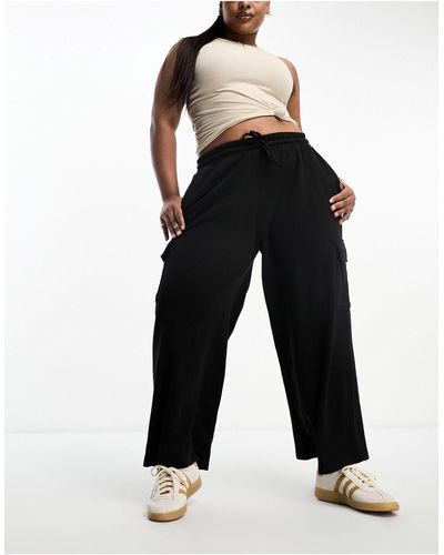Yours Wide Leg Trackies - Blue