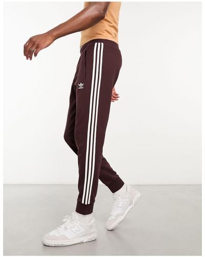 adidas Originals 3 Stripe Sweatpants - White