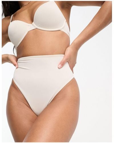 DORINA Evelyn High Leg Contour Shaping Thong - White