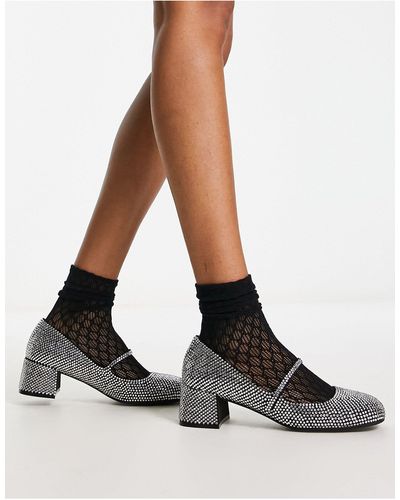 Jeffrey Campbell Regal - Versierde Mary-janes - Zwart