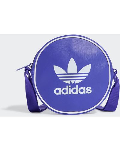 adidas Originals Adicolor - sac rond classique - violet - Bleu