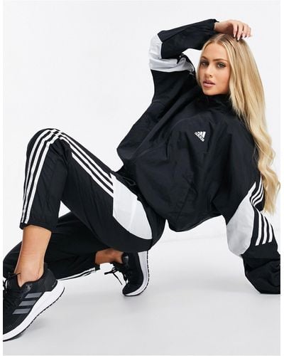 adidas Originals Adidas Training Game Time Woven Tracksuit - Black