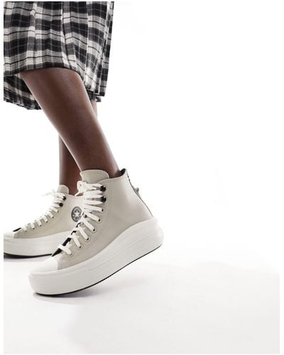 Converse – chuck taylor all star move hi – sneaker - Weiß