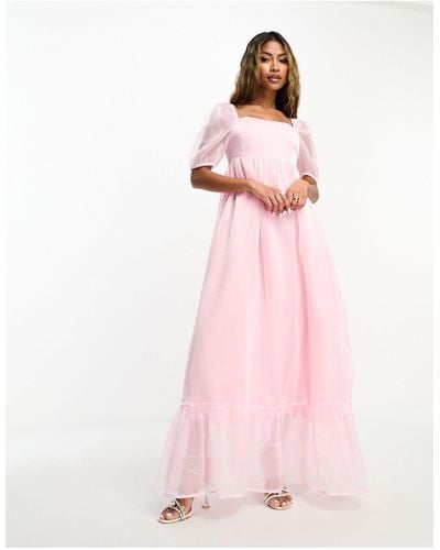 Collective The Label Exclusive Empire Maxi Dress - Pink