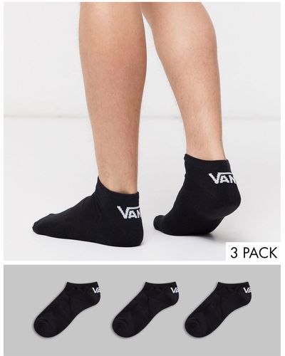 Vans Classic Low 3-pack Socks - Black
