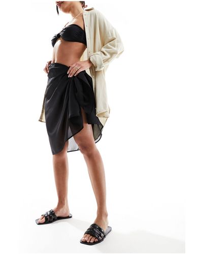 New Look Plain Sarong - Black