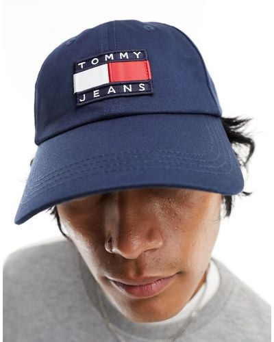 Tommy Hilfiger Heritage - cappello color navy con logo a bandiera - Blu