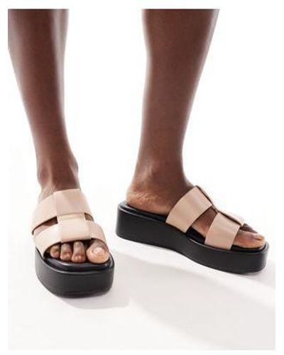 New Look – klobige sandalen im 90er-stil - Braun