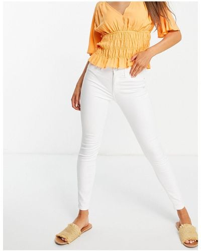 River Island Molly Skinny Jeans - White