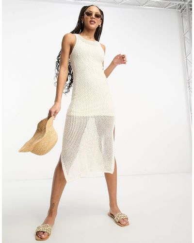 Vestito store ecopelle stradivarius
