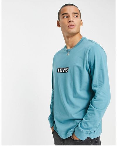 T-shirt a manica lunga Levi's da uomo | Sconto online fino al 50% | Lyst