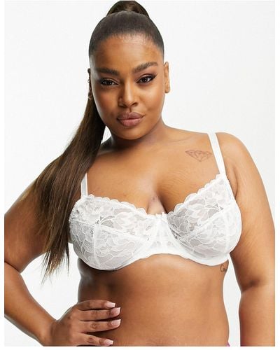 Simply Be Lace Underwired Bra - Black
