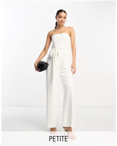 Forever New Strapless Jumpsuit - Wit
