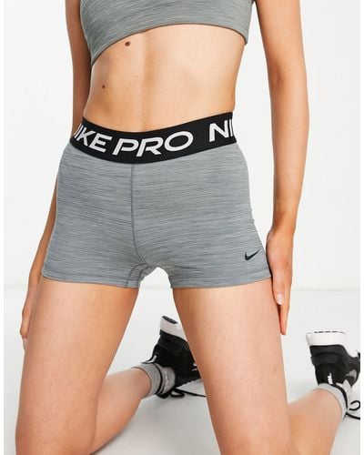 Nike Nike Pro Training 365 3-inch Shorts - Grey