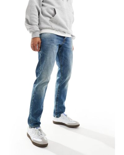 G-Star RAW 3301 - jeans regular affusolati lavaggio medio - Blu