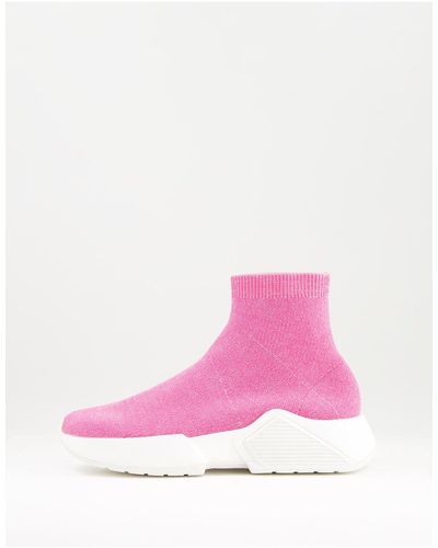 ASOS Della - Sock Sneakers - Roze