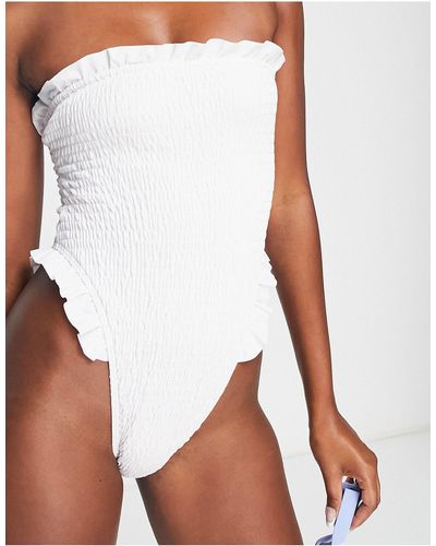 South Beach Esclusiva - costume da bagno a fascia - Bianco