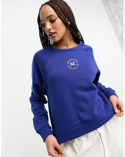 ONLY – sweatshirt - Blau
