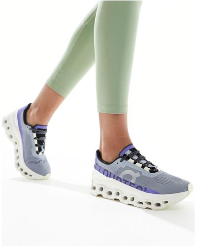 On Shoes On - cloudmonster - sneakers da corsa bianche e - Blu