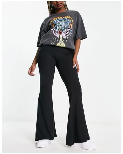 Missguided Flare Pants - Black