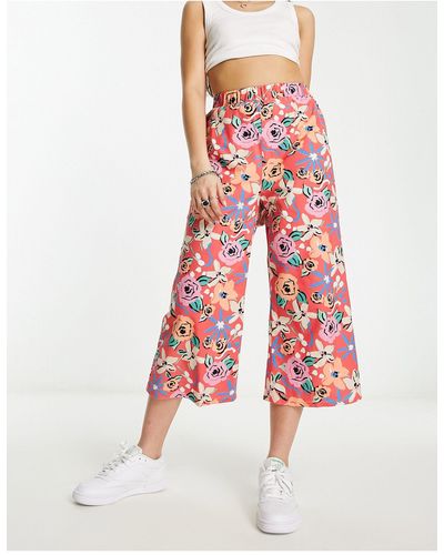 ASOS Kenya Pull On Trousers - Red