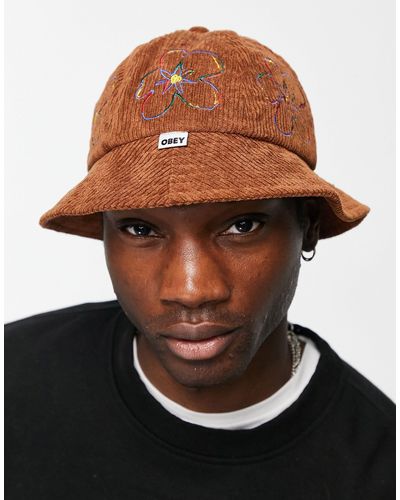 Obey Nova Bucket Hat - Brown