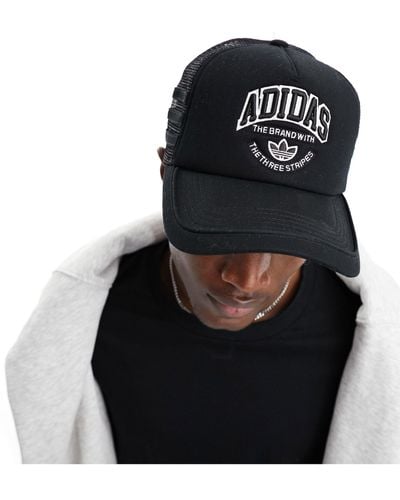adidas Originals Rec League Trucker Hat - Black