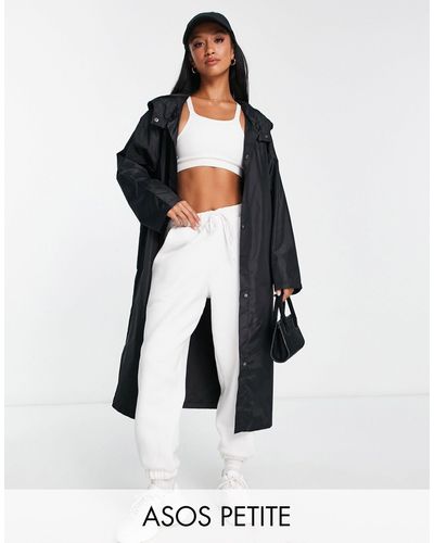 ASOS Chubasquero estilo parka - Negro