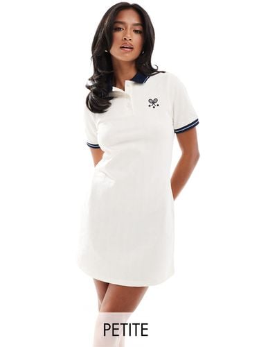 Miss Selfridge Polo Tennis Mini Dress - White