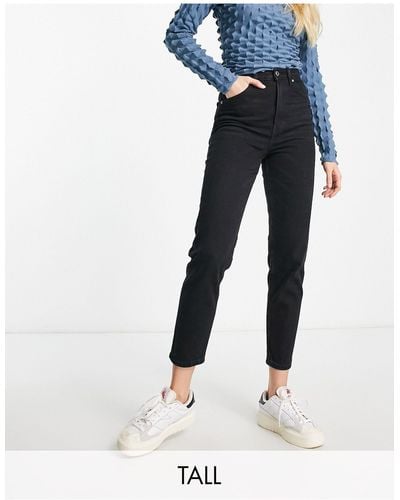Bershka Tall - Comfortabele Mom Jeans - Blauw