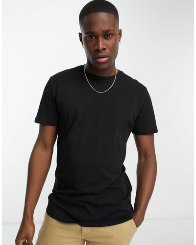 SELECTED Cotton T-shirt - Black