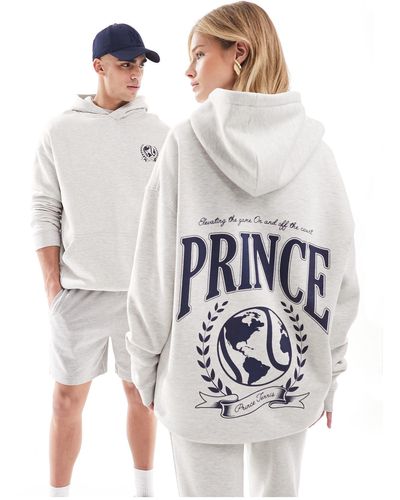 Prince – unisex – college-kapuzenpullover - Weiß