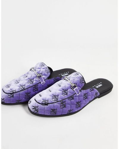 ASOS Mule Loafers - Purple