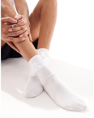 Dr. Martens Frill Socks - White
