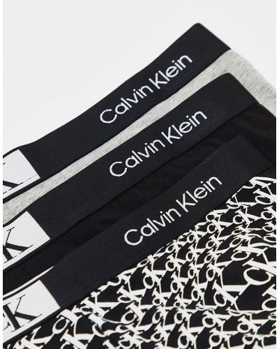 Calvin Klein – ck 96 – 3er-pack-unterhosen - Schwarz