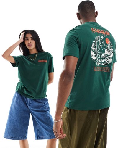Napapijri Nuhi - t-shirt - foncé - Vert
