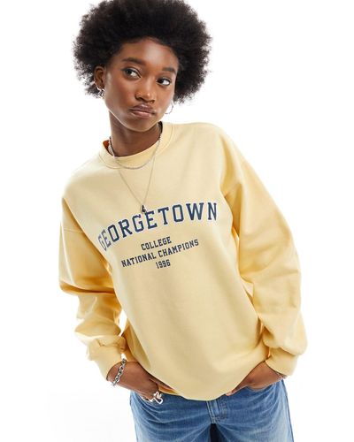 Daisy Street Georgetown Sweatshirt - Metallic