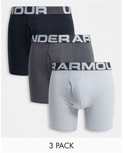 Under Armour Charged Cotton 6in Boxers - Multicolour