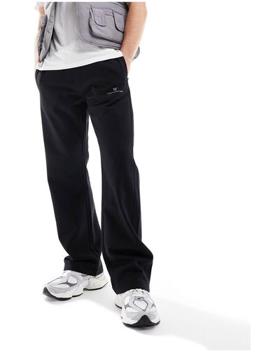 Good For Nothing Regular Fit jogger With Branding - Black